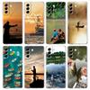 Fishing Phone Case For Samsung Galaxy S24 Ultra S23 FE S22 S20 S21 5G S10 S9 Plus S10E S8 Soft Silicone Clear Cover