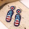 Orecchini Pendenti con Perline di Semi Stella Marina Aragosta Conchiglia Stile Bohémien per Donna Orecchini Animali Marini Fatti a Mano Gioielli Estivi da Spiaggia