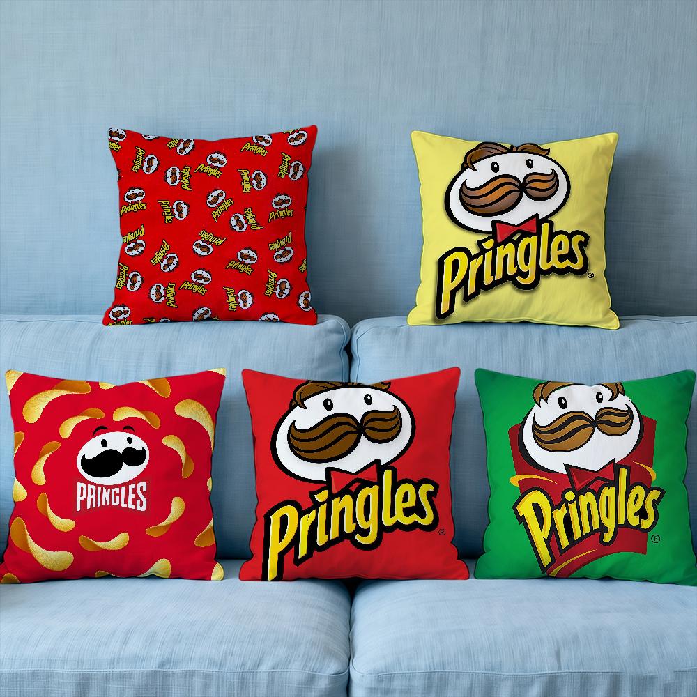 P-PringleS-ES Cushion Cover Soft Case Sofa Living Room Bearded Home Comfortable Office Decor Protective Pillow