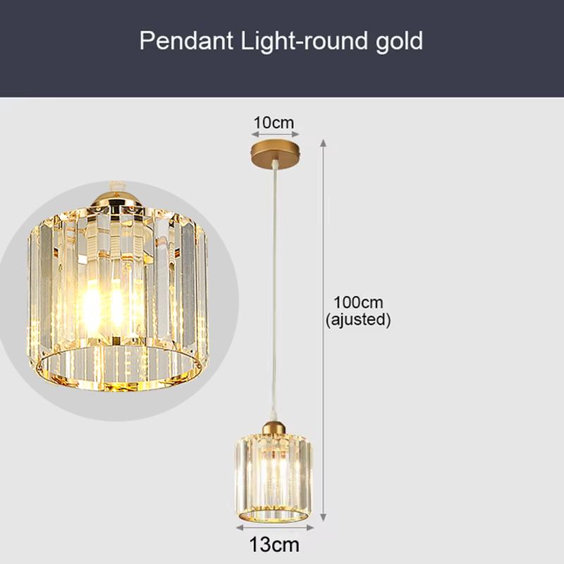 Dining Room Light Creative Personality Crystal Ceiling Lamp Bedroom Restaurant Corridor Entrance Small Chandelier Pendant Lights