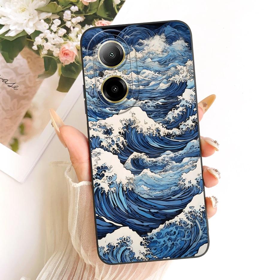 For Realme C67 4G Case RMX3890 Cute Rabbit Cartoon Cover Soft Silicone Case For Realme 12 Lite C 67 RealmeC67 4G Back Cover Bags