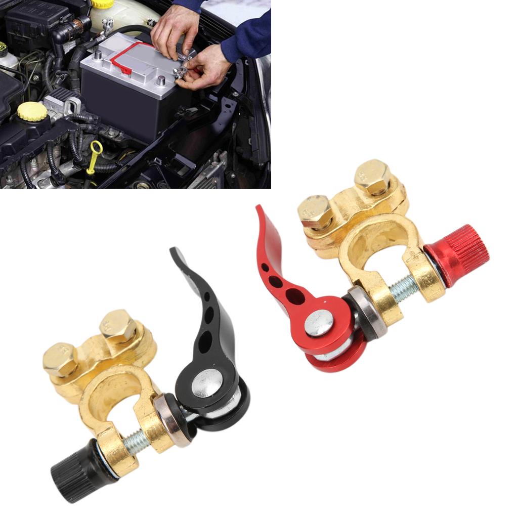 Quick Disconnect Battery Terminal High Temperature Resistant Brass Battery Clamp for Car