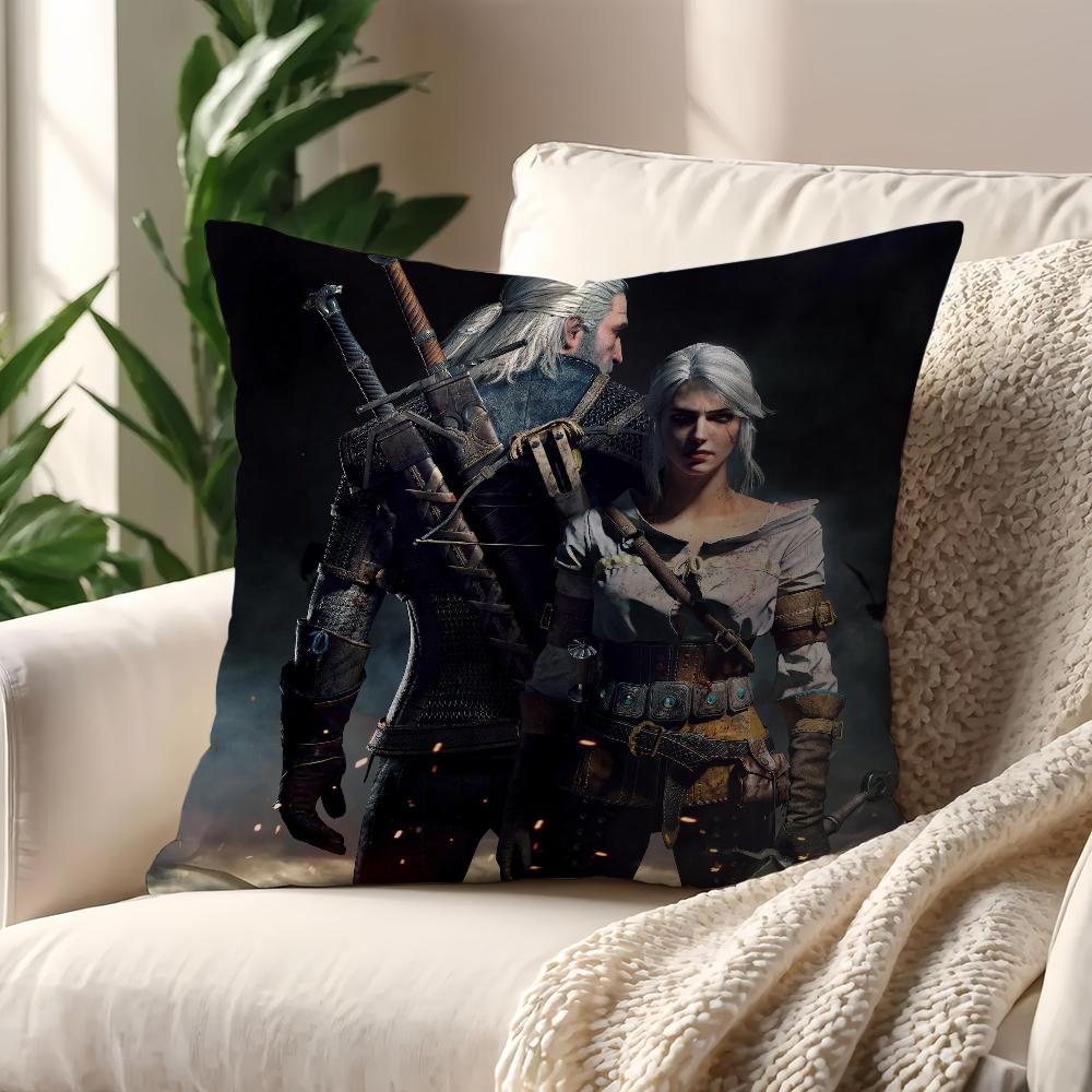 

Hot-The-W-Witcher-Game Наволочка для подушки Дом Диван Гостиная Офис Магазин Чехол Печать Комфорт Украшения Скандинавская простота 66x66cm