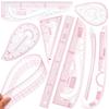 Tailor Measure Ruler Soft Grading Design Ruler French Metric Curve Template Sewing Accessories For Clothing Pattern Making DIY