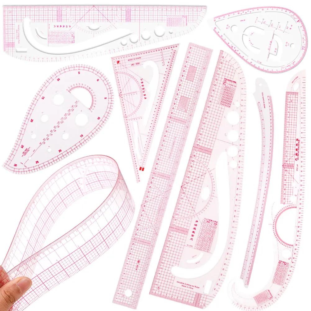 Tailor Measure Ruler Soft Grading Design Ruler French Metric Curve Template Sewing Accessories For Clothing Pattern Making DIY