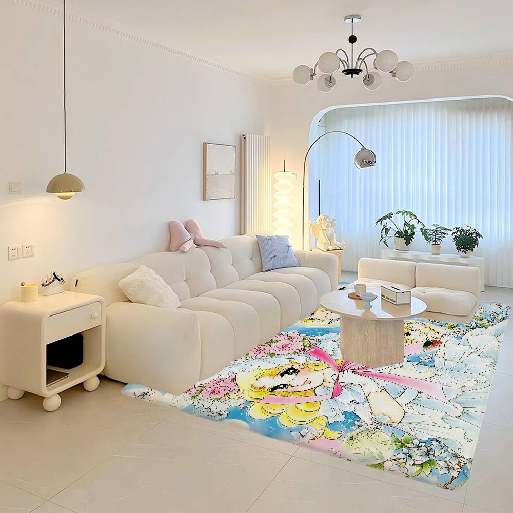 Classic Anime C-Candy C-Candy Room Mats Retro Multiple Choice Living Room Kitchen Rug Non-Slip Welcome Rug