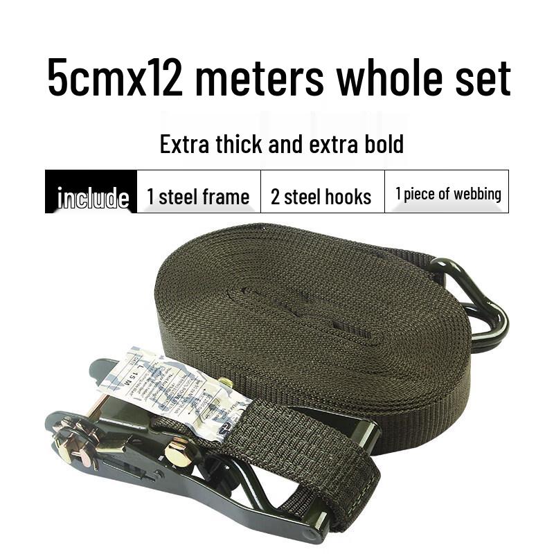 Heavy Duty Truck Cargo Tie-Down Ratchet Straps