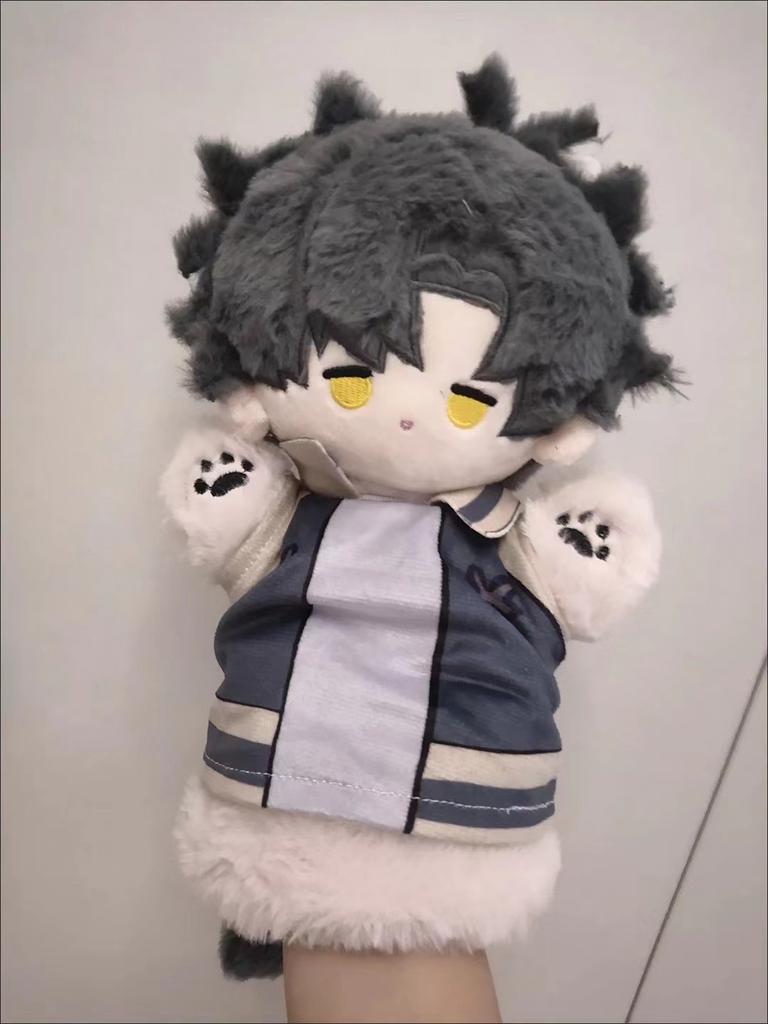 Anime Agent Trio Cotton Doll Set Super Soft Plush Puppet with Stand Cute Character Collectible Gift for Fans