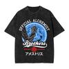 Anime Fullmetal Alchemist Edward Elric Stampa Grafica Uomo Donna Maglietta Manga Retro Lavata Oversize Girocollo Cotone Top Moda Harajuku Estate Nuova T-shirt