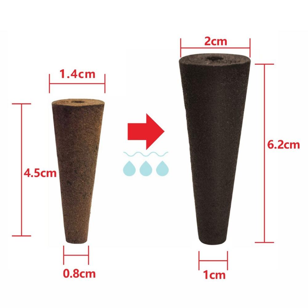 50Pcs Hydroponics Grow Sponges Rooting Sponges Seed Pods Starter Plugs