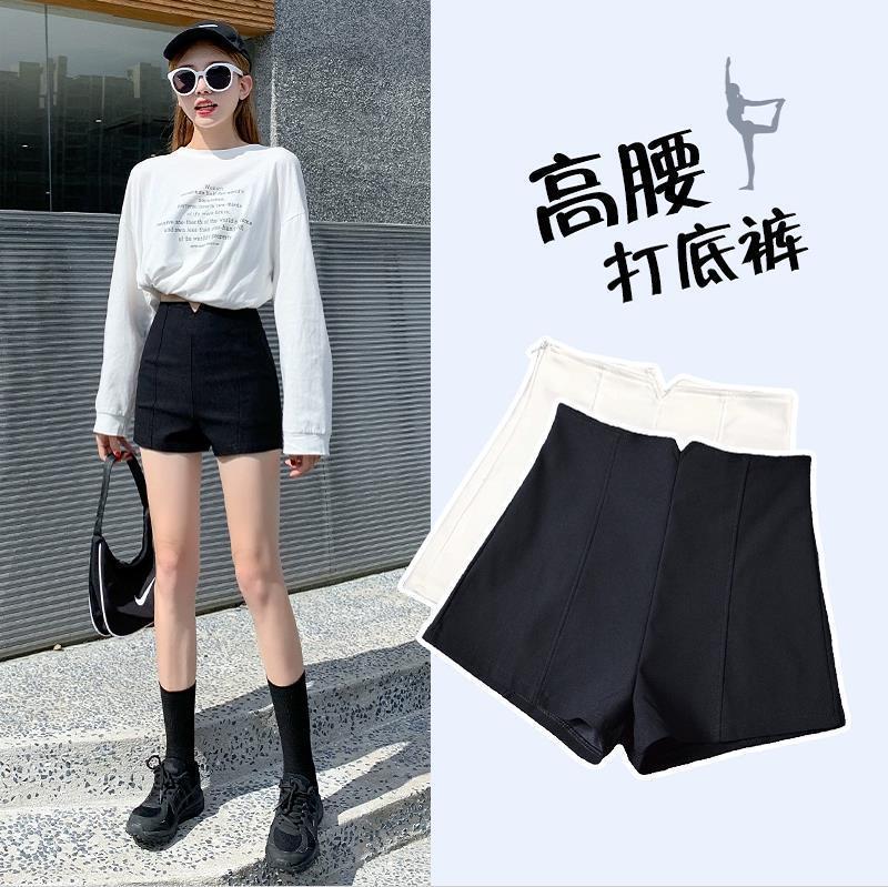 Plus Size Women's High-Waisted A-Line Shorts - Spring/Summer 2026 Korean Style Casual Wide-Leg Pants