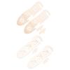 Pack of 3 Easy Assembly Wooden Glove Forms Designed for Crafters Offering Tool Free Setup and Comfortable Handling During Extended Use