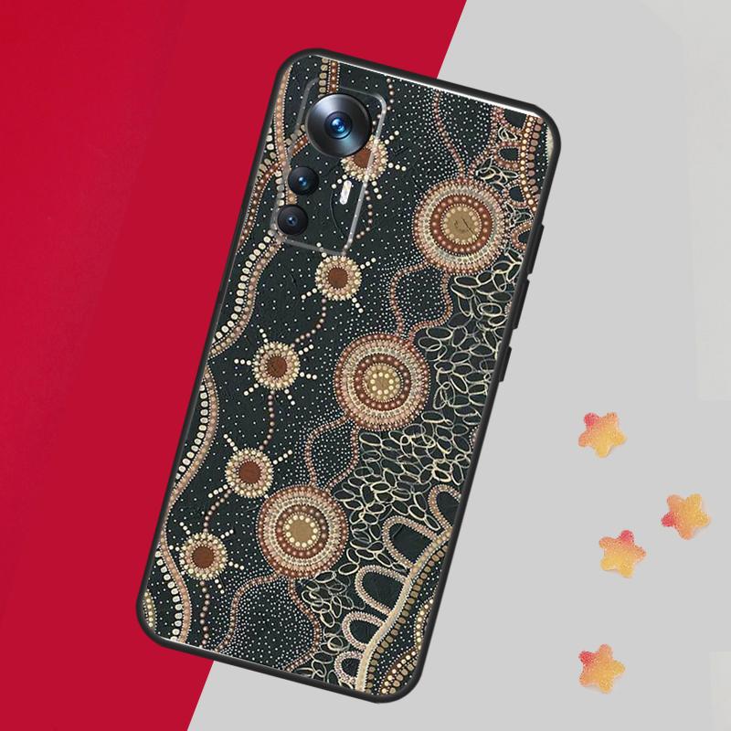 Aboriginal Art Print Case For Xiaomi 14T Pro 11T 12T 13T 13 14 15 Ultra Cover For POCO F7 F6 F5 X3 X5 X6 X7 Pro