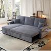 Sofá en forma de L Sofás cama, un sofá capaz de dormir y un espacio de almacenamiento son adecuados para un sofá modular y un sillón en su sala de estar