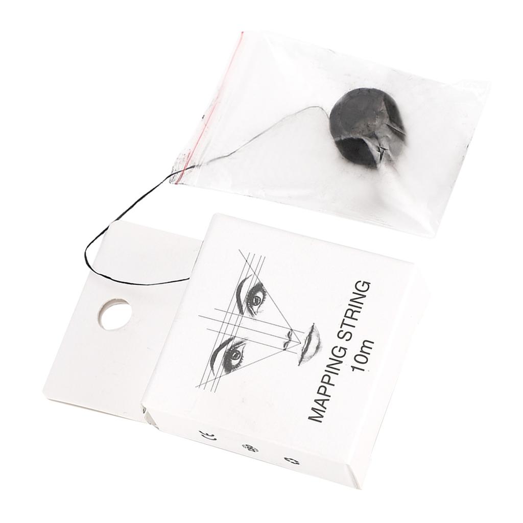 10m Corde de Cartographie Pré-Encrée Microblading Sourcils Marqueur Fil OutilCorde de Cartographie Pré-Encrée