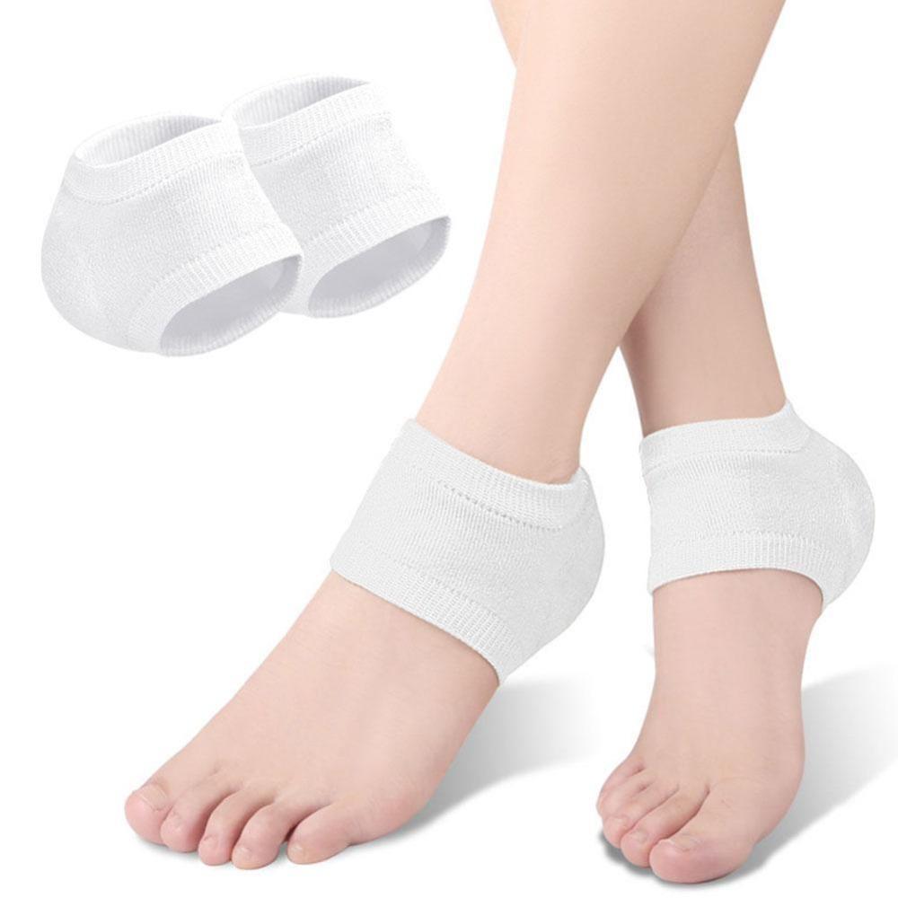 Silicone Heel Protective Cover Moisturizing Polyester Shoe Pads Pain Relief Fasciitis Support Plantar Fasciitis Heel Socks