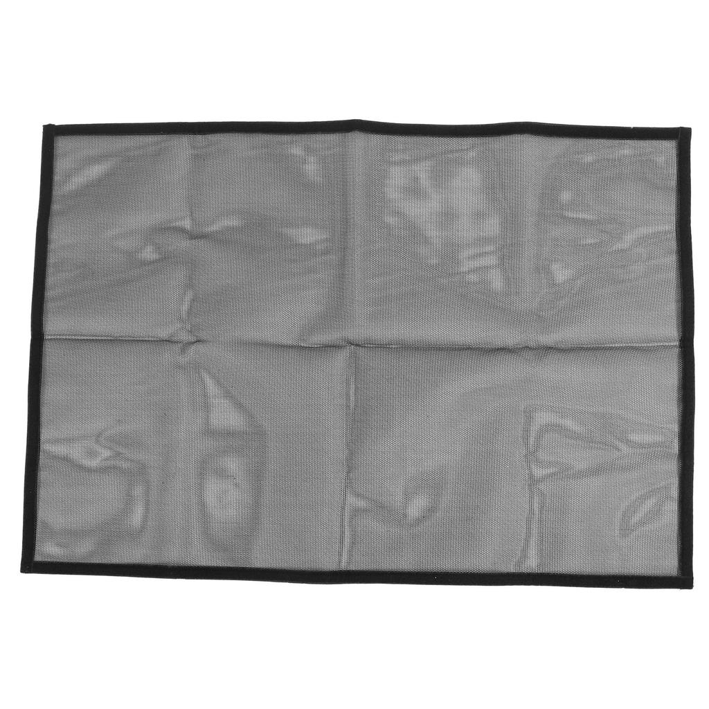 Kamin Gitter PVC Funkenschutz Abdeckung Sicher Maschen Tor Staubdicht Kindersicher Barriere für Kleinkind Baby Haustiere Schwarz