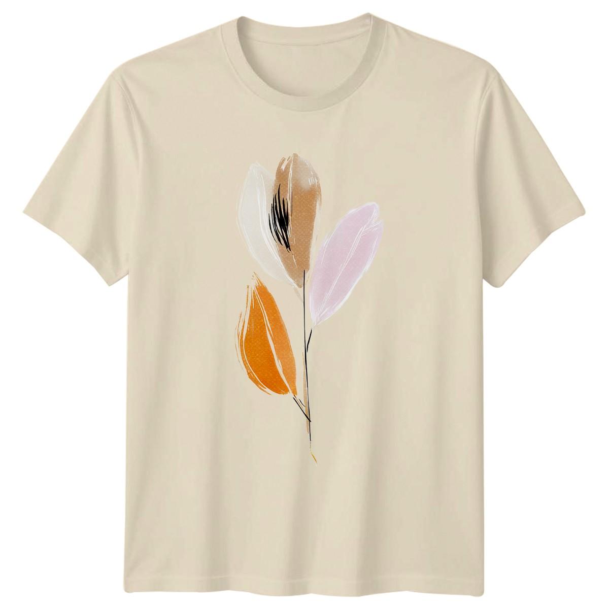 Abstract Watercolor Botanical Design T-Shirt Abstract Art Gift For Him And Her XXXL