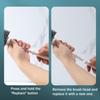 Long Handle Toilet Brush with Anti-Slip Grip, Silicone Bristles Curved Double Head Cleaning Brush for Deep Cleaning Stain