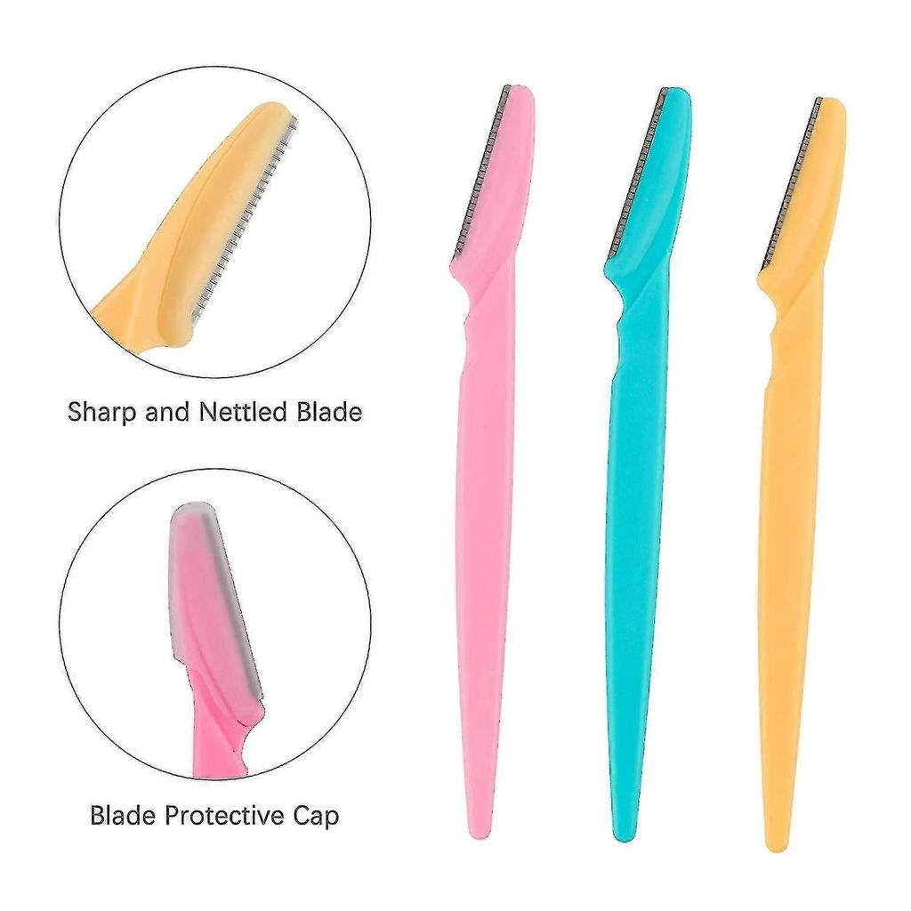 Eyebrow Razor,60 Pcs Eyebrow Razors Multipurpose Exfoliating - Chuan