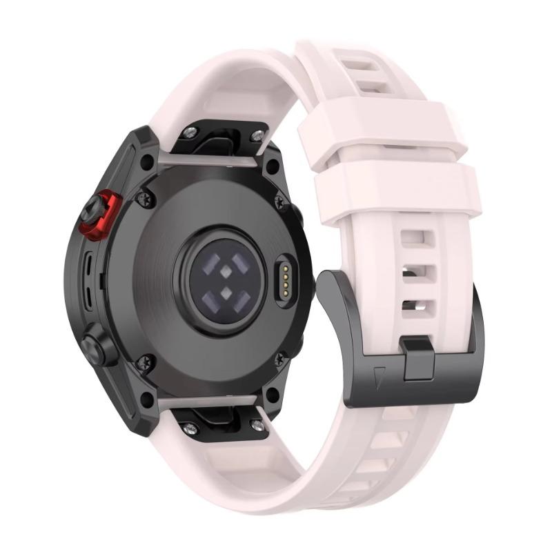 QuickFit 22mm 26mm Silicone Strap for Garmin Tactix 8 Fenix E 8 7X 7 6 6X/Epix Pro Gen 2 51mm 47mm/Enduro 3 Comfortable Correa