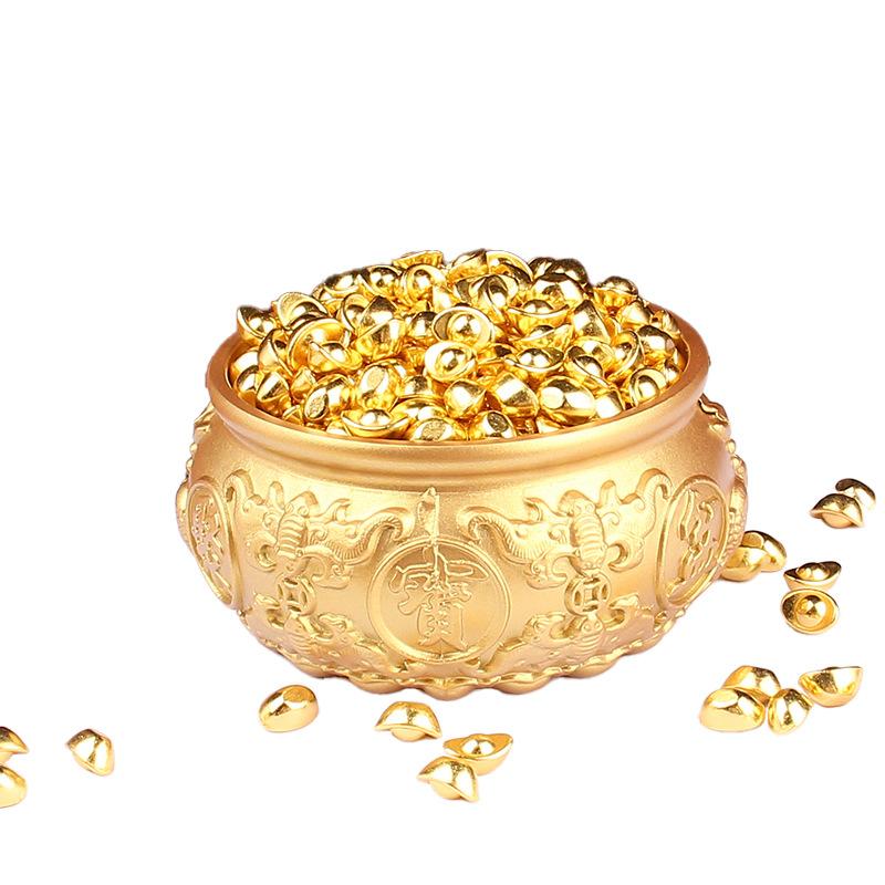 קרנוקופיה פליז מבורכת מושכת עושר מזל טוב כוח קסום קערות אוצר קישוט קטן שולחני עיצוב בית