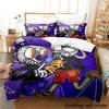 Game Cuphead Mugman 3D Bedding Set Cartoon Anime Duvet Cover Kawaii for Adult Kid Bedroom