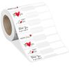 500pcs High-Quality Jewelry Tags Self-Adhesive Dumbbell Price Labels for Boutique Jewelry Store Pricing Organization
