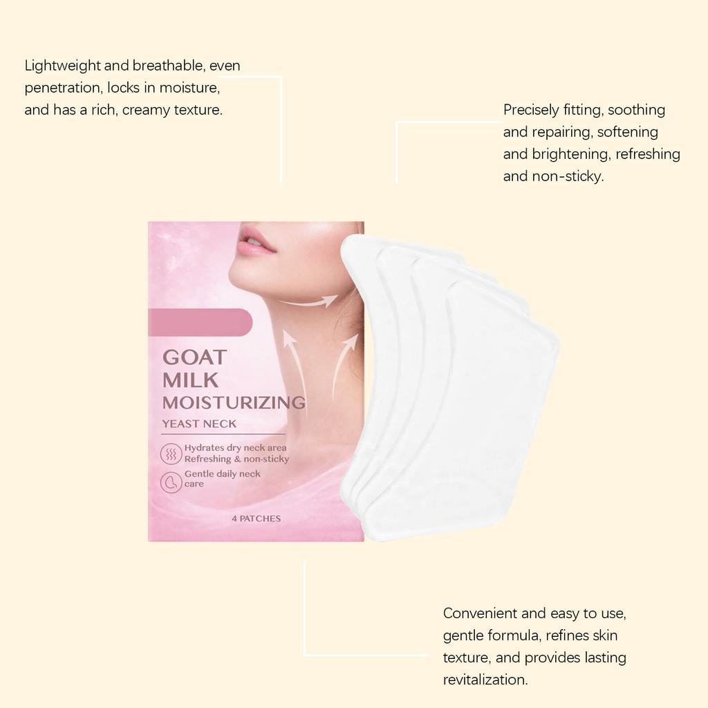 Neck Mask Lighten Neck Lines Firming Lift Neck Care Beauty Neck Mask 4PATCHES/10ml