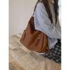 IELGY Korean Niche Underarm Bag Women's Trendy Fashion Retro Portable Tote Bag