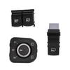 Chrome Window Switch Mirror Button 5K3959857 5ND959565A 5ND959855 for VW Passat B6 Eos Golf 5 6 Plus GTI Mk5 Mk6 Tiguan SCIROCCO