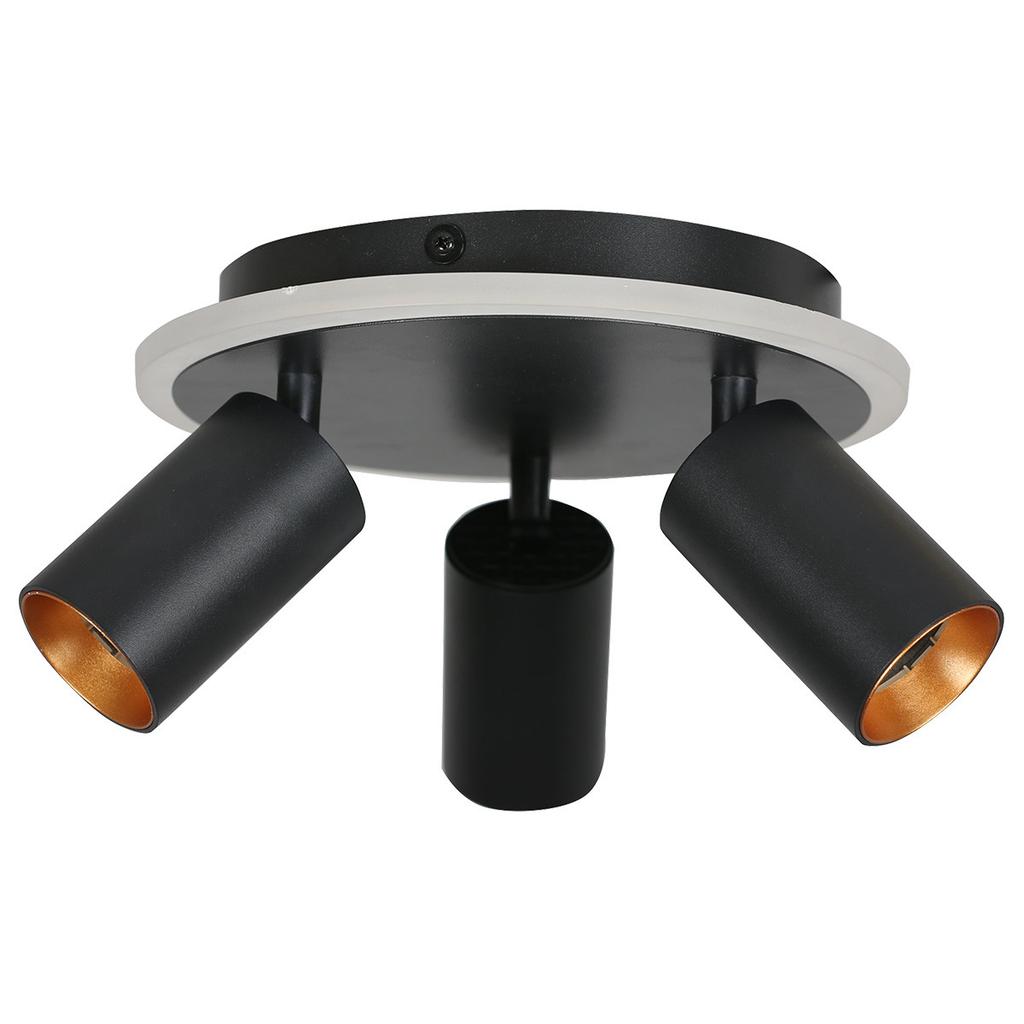 Reflektor Parma Led Czarny Light Prestige Lp-0612/3C Round Bk