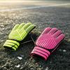Football Goalkeeper Gloves Suitable For Children Non-Slip Breathable Abrasion-Resistant Latex Leather Materials