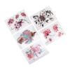 Women Flower Pattern Waterproof Tattoo Sticker Arm Back Exquisite Temporary Tattoo Sticker