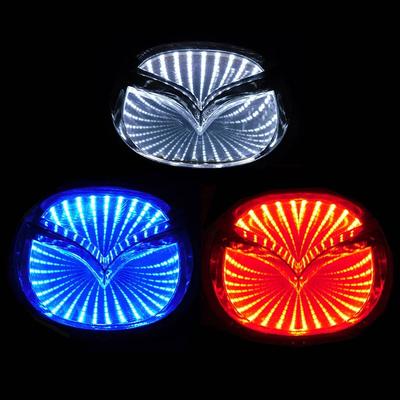 Samolepka na přední mřížku auta Zadní LED odznak pro CX5 CX3 CX7 2 3 5 6 MX5 MX3 Axela Atenza Speed CX9 RX8 RX7 323 626