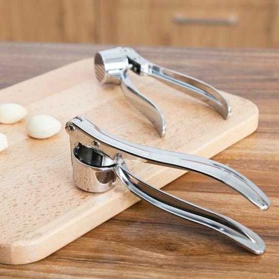 Yousheng Garlic Press Stainless Steel Garlic Mincer Manual Garlic Crusher Effortless Chopping Tool for Garlic Ginger Nuts