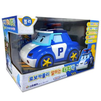 Robocar Poli mówiąca zabawka obsługująca samochód dotykowy, różne kolory, popularne koreańskie zabawki