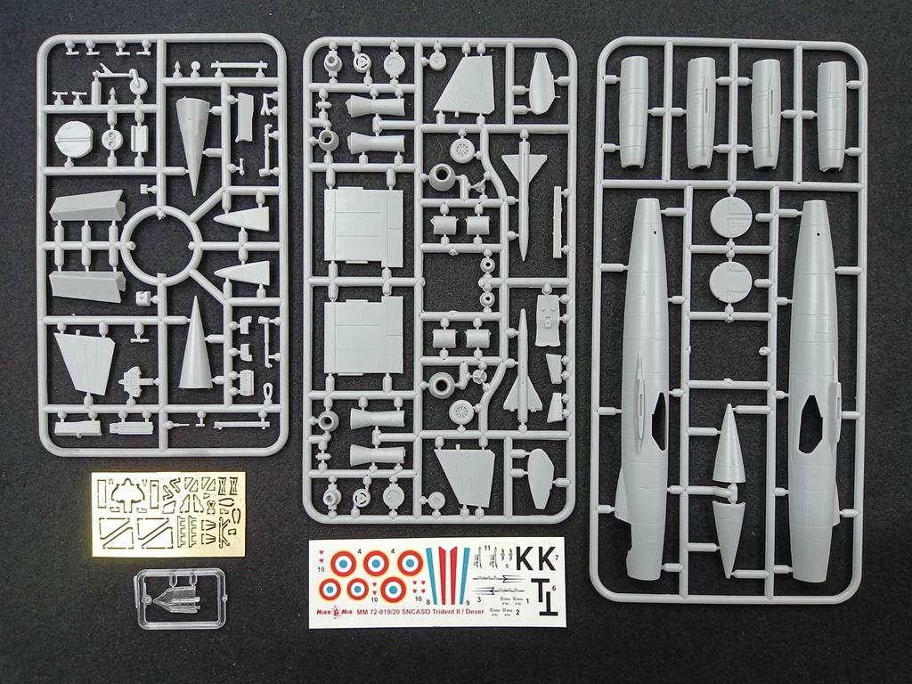 Micromill 1/72 French Air Force SNCASO SO 9050 Trident II Plastic Model Kit MKR72-019