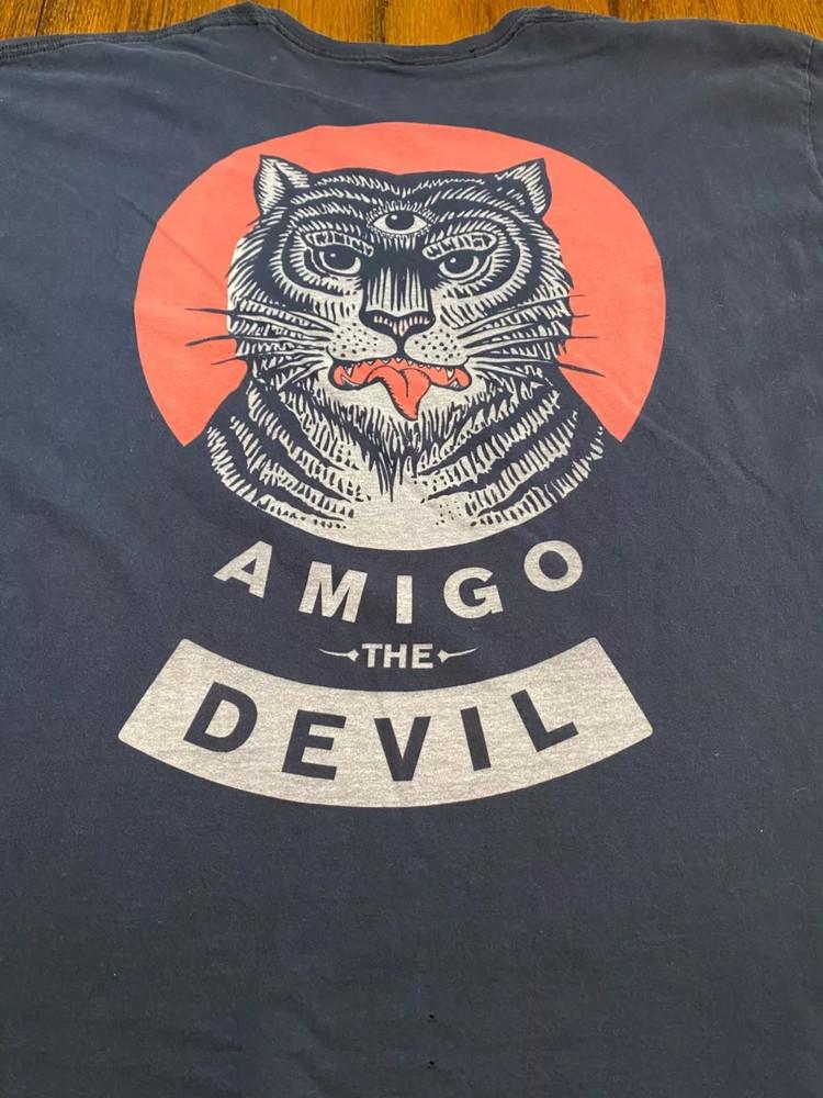 

Amigo The Devil Band Tiiger Graphic Gift For Fan On Tour T Shirt Size S-5XL Unisex T-Shirt XL