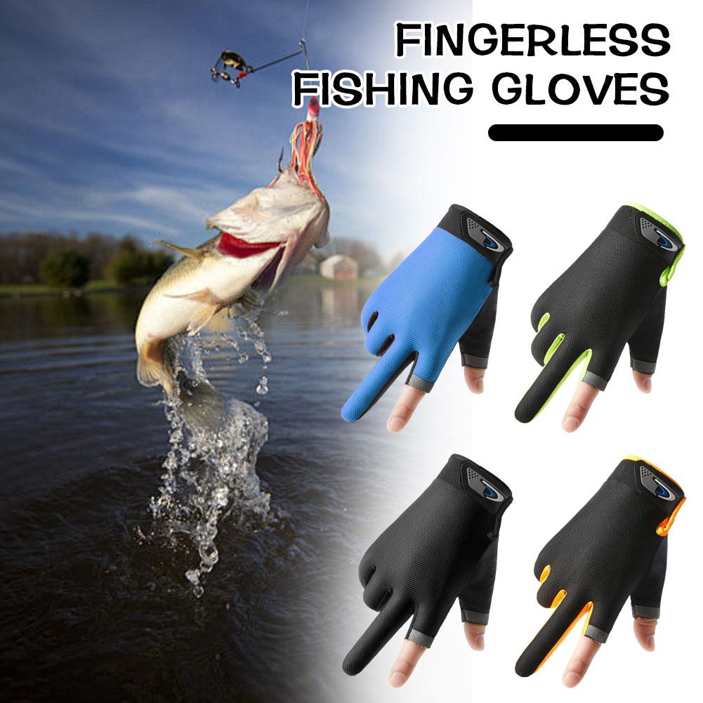 UV Protection Fishing Gloves for Women Men Breathable Half Finger Gloves for Outdoor Rowing Kayaking Hiking Paddling Sailing