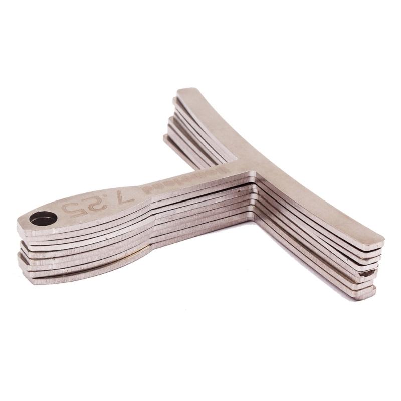 Precisions Metal Understring Radius Gauge Universal Guitar Gauge Luthier Tool for Guitar Repair and Maintenance