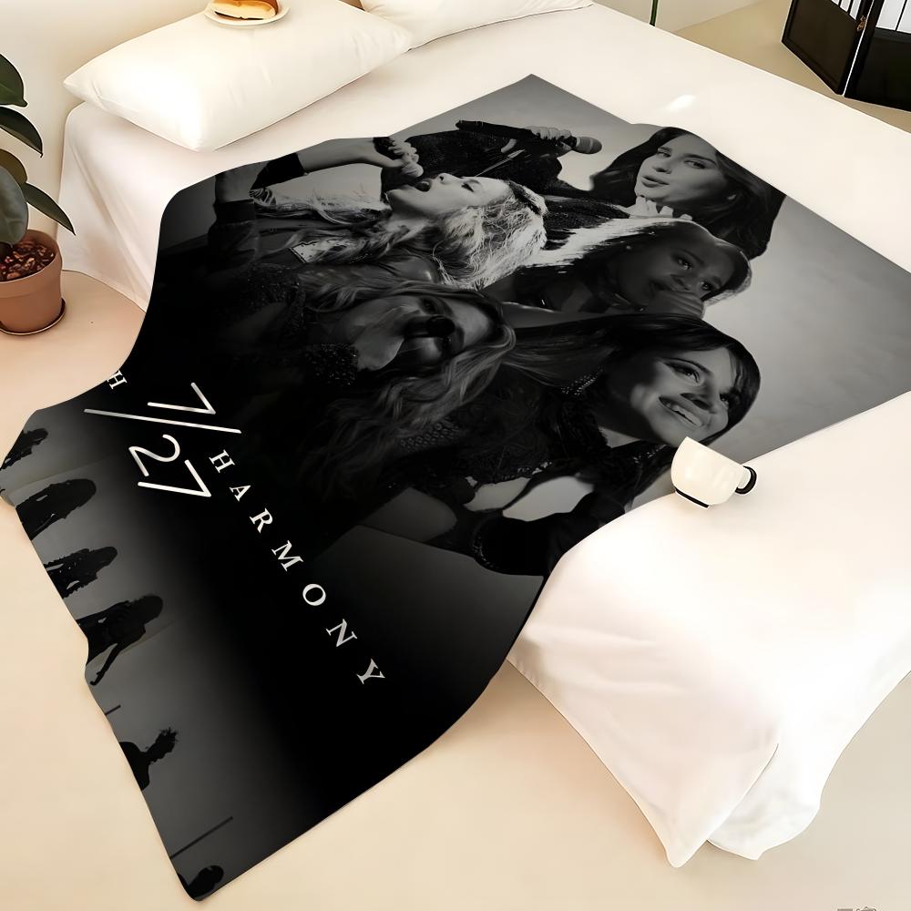 Music F-Fifth H-Harmony Throw Flannel Blanket, Soft Warm, Durable & Washable cute Cool