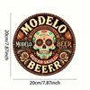 Functional Sugar Beer Sign Vintage Aluminum Bottle Opener Wall Decor