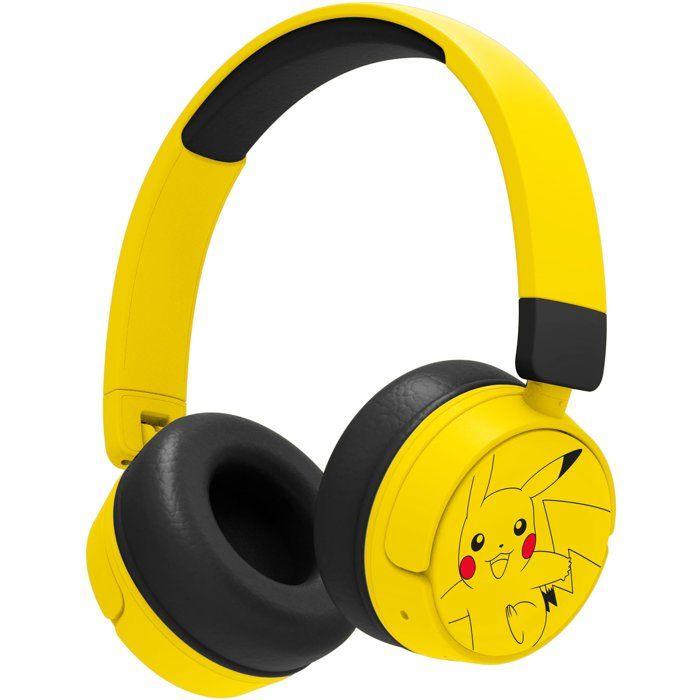 OTL Technologies Kinder-Kopfhörer ohne Kabel Pokemon Pikachu mit Lautstärkeregler und Audio-Sharing-Kabel - Bild 5
