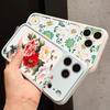 Cartoon Daisies Flowers Case For iPhone 17 Pro Max For iPhone 16 15 14 13 Pro Max Luxury Hybrid TPU+PC Clear Back Hard Cover