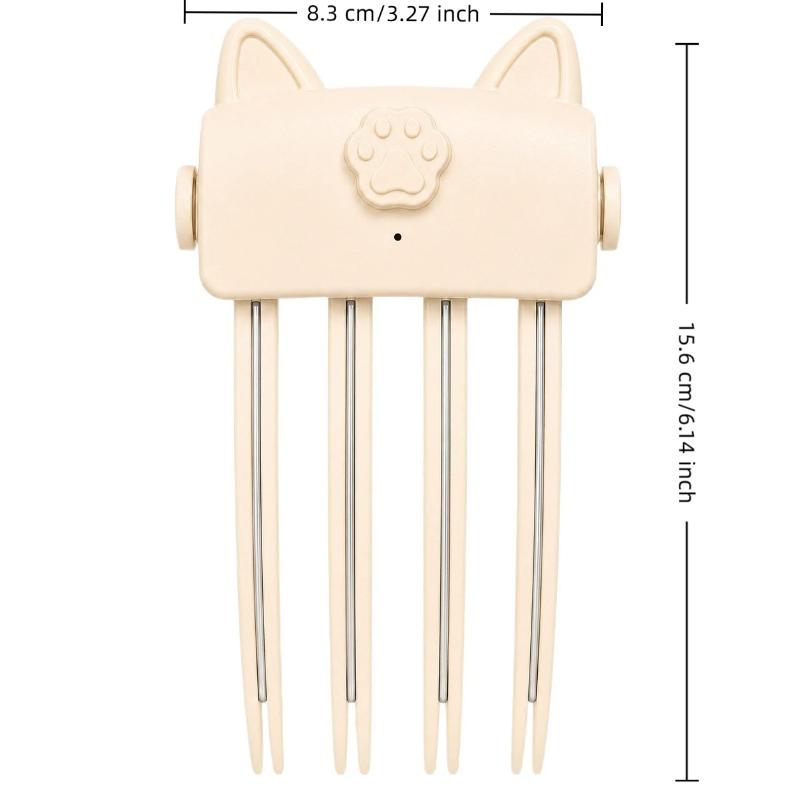 Portable Heated High‑Crown Root Volumizing Clip Wireless Rechargeable Fluffy Hair Styling Accessory Anti‑Flat Top Root Lifter