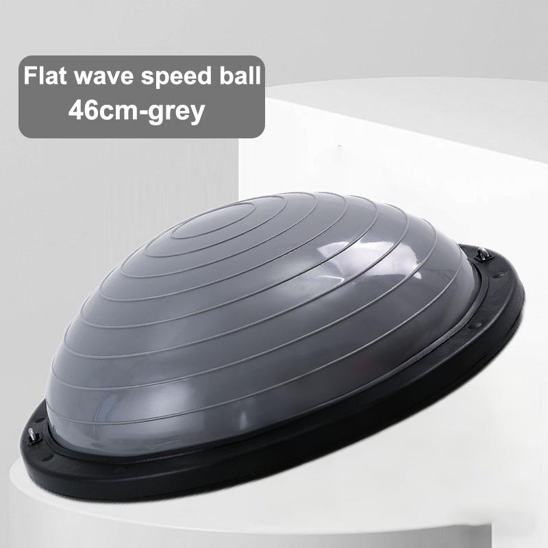 Yoga Half Ball Balance Trainer Anti-Slip Stability Half Sphere For Home Gym Fitness Workout серый