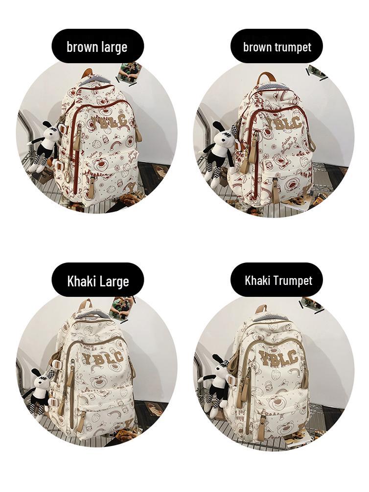 Mochila Impresa de Gran Capacidad para Estudiantes: Bolsa Versátil para Viajes y Ordenador para Adolescentes y Adultos