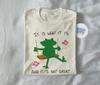 Frog On Swing T-Shirt – It Is What Graphic Tee