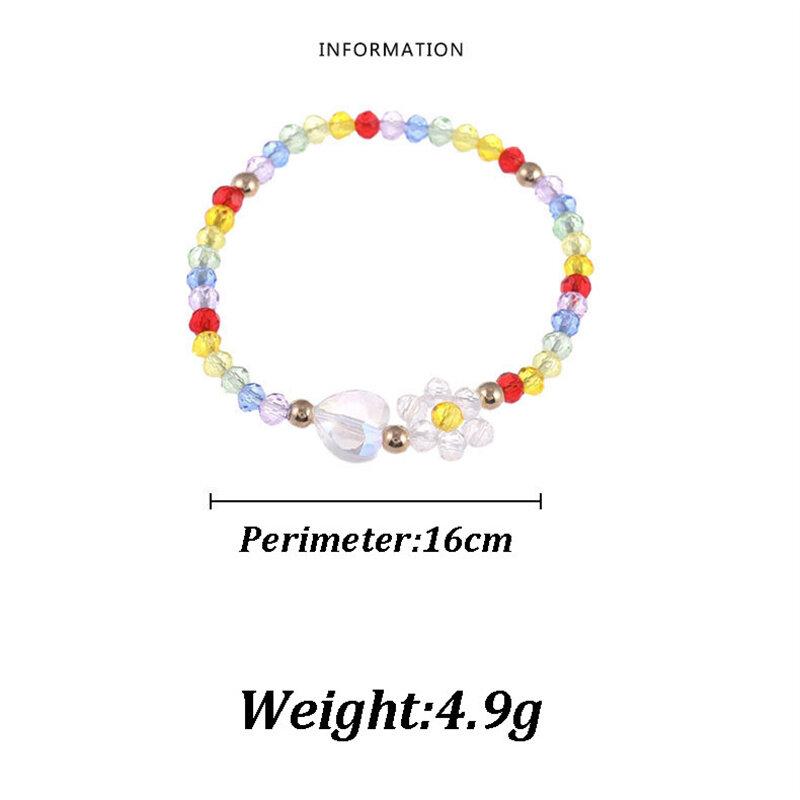 Broken Silver Faux Pearl Bracelet Fashion Charm Women INS Round Bead Bracelets Personality Girls Small Design Irregularly Cut Party Jewelry Gifts